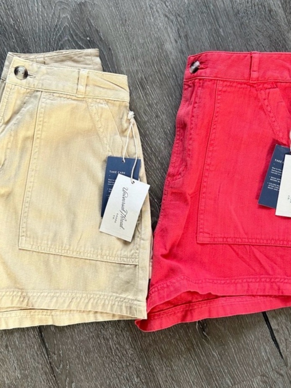 2 pairs of Universal Thread Women’s Cargo Shorts size 2